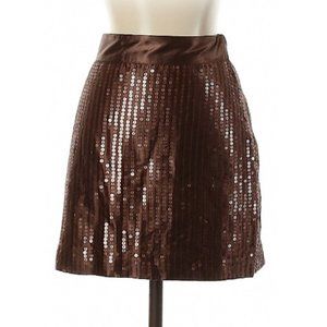 GAP Chocolate Sequin Mini